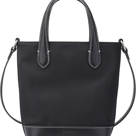 Elegant Nylon Crossbody Bag with Removable Strap – Perfect Mini Tote for Women - Picture 1 of 7
